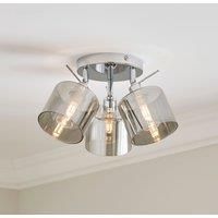 Erin 3 Light Semi Flush Bathroom Spotlight