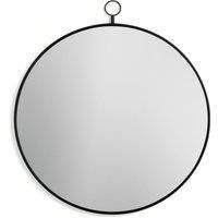Loop Top Round Wall Mirror