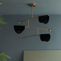 Aquila 3 Light Semi Flush Ceiling Ceiling Light