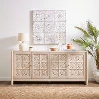 Theodore Extra Wide Sideboard, Mango Wood