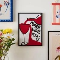 Athene Fritsch More Wine Please Poster