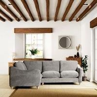 Hattie Tonal Plush Chenille Corner Sofa