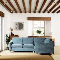 Hattie Tonal Plush Chenille Corner Sofa