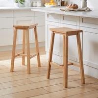 Briston Counter Height Bar Stool, Light Wood