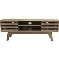 Copen Riviera TV Unit, Oak for TVs up to 55