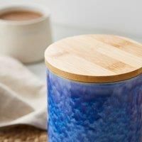 Reactive Glaze Effect Stoneware Kitchen Canister
