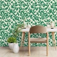 Elements Fieldsley Floral Matte Flat Wallpaper