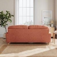 Martha Slub Faux Linen Corner Chaise Sofa
