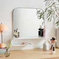 Elements Squoval Wall Mirror with Curling Shelf