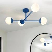 Elements Tela 4 Light Semi Flush Bathroom Ceiling Light