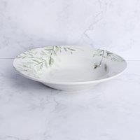 Willow Trail Sage Porcelain Pasta Bowl