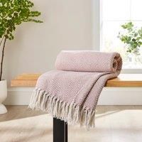Jenson Herringbone Throw Blanket 130cm x 180cm