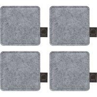 Elements Set of 4 Grey Coasters