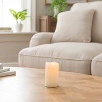 LED Blow Out Pillar Candle