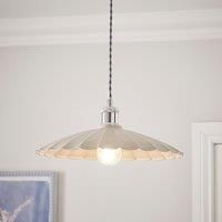 Maya Scalloped Metal Easy Fit Pendant Shade