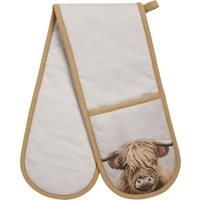 Highland Cow Double Oven Glove