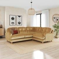 Martha Vintage Velvet Full Corner Sofa