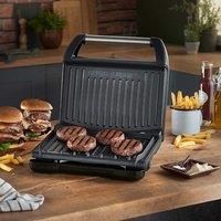 George Foreman Steel Grey Medium Grill