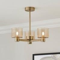 Erin 3 Light Semi Flush Ceiling Light
