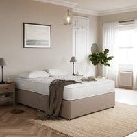 Fogarty 1000 Memory Mattress Divan Set, Faux Linen