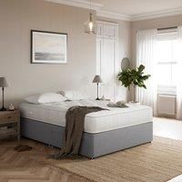 Fogarty Traditional 1000 Pocket Mattress Divan Set, Faux Linen