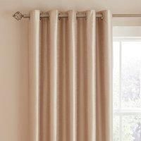 Novanna Faux Silk Blackout Eyelet Curtains