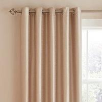 Novanna Faux Silk Blackout Eyelet Curtains