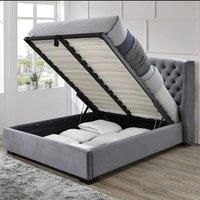 Ambassador Ottoman Bed Frame, Velvet