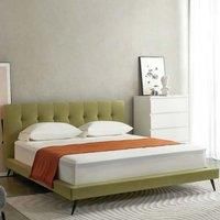 Tyron Bed Frame, Velvet