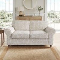 Flori Woven Floral Fabric 2 Seater Sofa