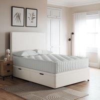 Luxury Side Ottoman Bed Frame, Linen