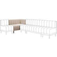 Amali Corner Dining Bench, Vintage Velvet