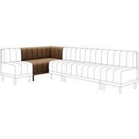 Amali Corner Dining Bench, Faux Leather