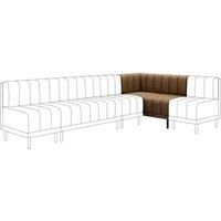 Amali Corner Dining Bench, Faux Leather