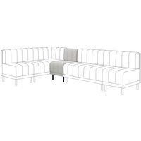 Amali Small Dining Bench, Textured Weave