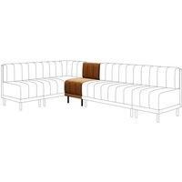Amali Small Dining Bench, Matte Plush Velvet