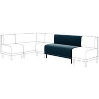 Mae Long Dining Bench, Matte Plush Velvet