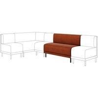 Mae Long Dining Bench, Matte Plush Velvet
