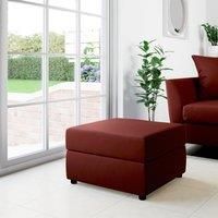 Square Opulent Velvet Storage Footstool