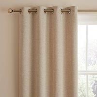 Herringbone Chenille Thermal Eyelet Curtains