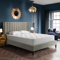 Alara Pleated Velvet Bed Frame