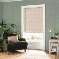 Floral Herringbone Thermal Roman Blind