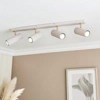 Georgi Industrial Adjustable Ribbed 4 Light Spotlight Bar