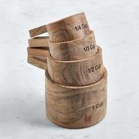 Measuring Cups Acacia wood