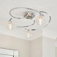 Alena 3 Light Semi Flush Ceiling Light