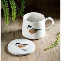 Birds Willow Tit Mug & Coaster Set