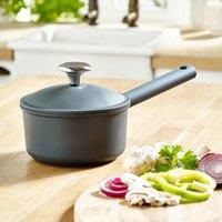Cast Aluminium Saucepan 16cm With Lid Grey