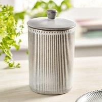 Large Steeple Embossed Canister