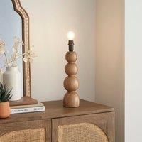 Fern Bobble Wooden Table Lamp Base
