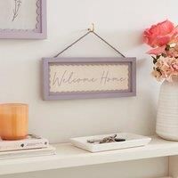 Remi Welcome Home Hanging Plaque